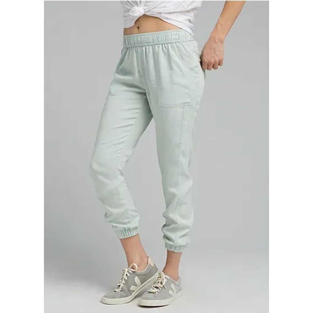 Prana Women's Mint Green Track Pants Joggers